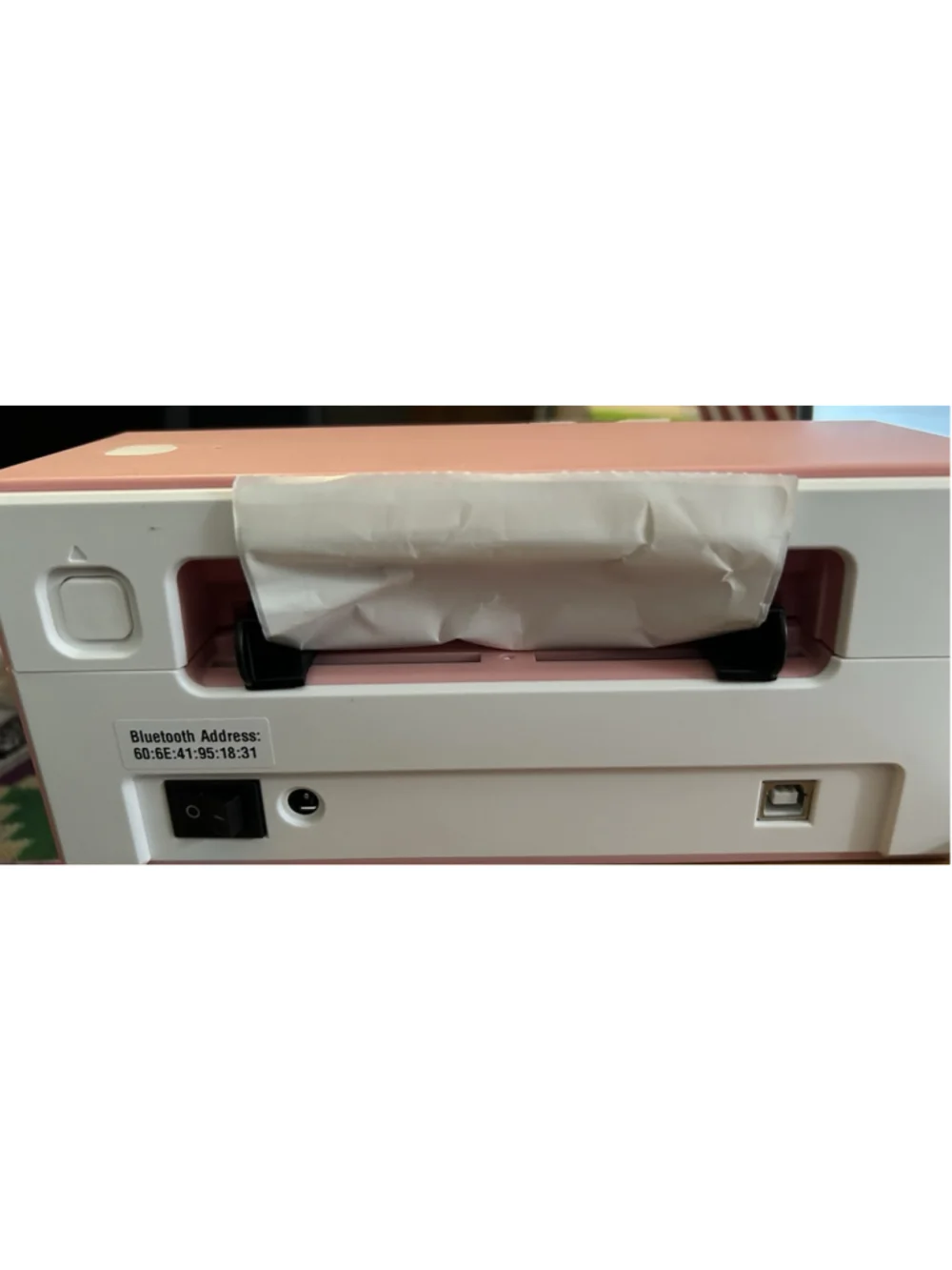 Munbyn Thermal Label Printer Model ITPP129B Pink Connection USB/Bluetooth